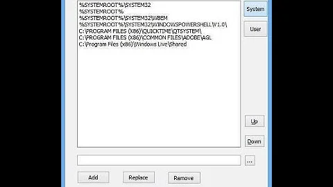 Recover deleted paths environment variable, 2021