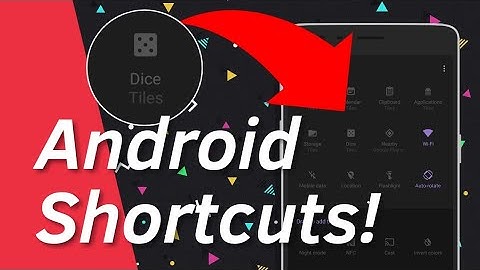 Custom Notification Tile Shortcuts | How to
