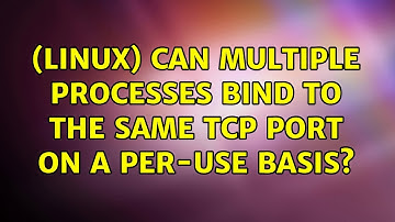 (Linux) Can multiple processes bind to the same TCP port on a per-use basis? (4 Solutions!!)