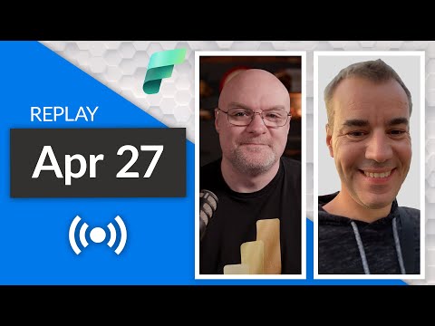 🔴 Microsoft Fabric / Power BI Q&A w/ Kasper de Jonge (April 27, 2024) (Member Chat 2nd Half)