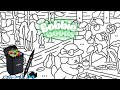 PINTANDO BOBBIE GOODS COM KIT 24 CORES DA TOUCH | HORTA | PAG 10 | DIAS FRIOS | PINTE COMIGO