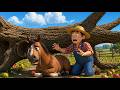 Oh no! At Old MacDonald farm, a horse has been injured by a large tree! | Animal Rescue .