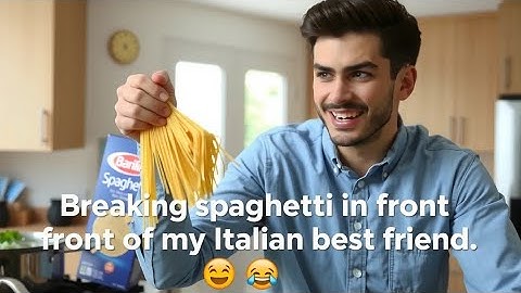 Breaking Spaghetti in Front of My Italian Friend: TikTok Compilation