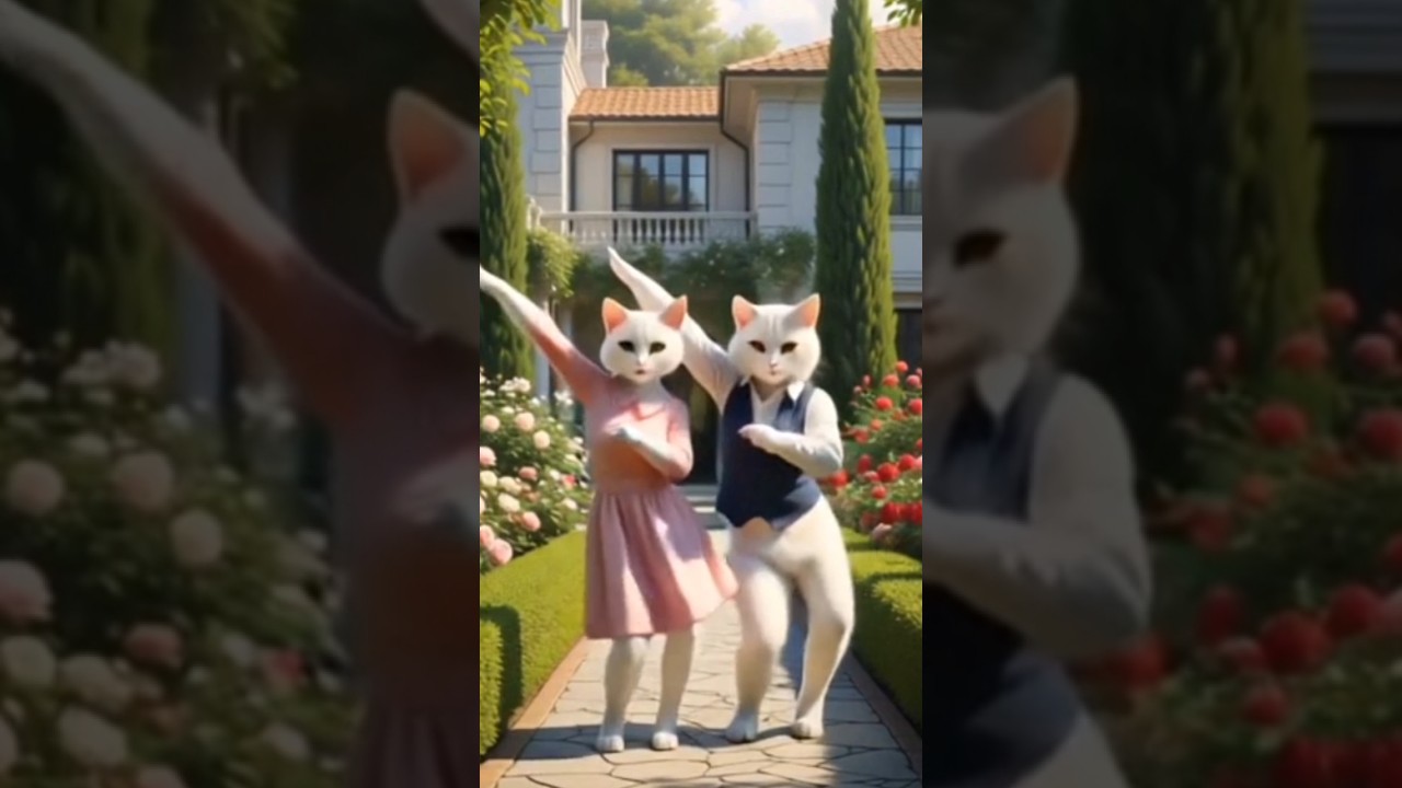 Dunceing cat। #viral #cartoon #cat #shorts #viralshort