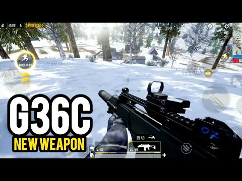 New Weapon Vikendi G36c Pubg Mobile 0 12 Update Youtube - pubgm vikendi g36c