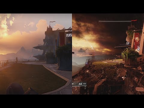 Video: Destiny 2's Tower Jämfört Med Destiny 1's Tower