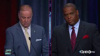 The Atlanta Press Club   Loudermilk Young Runoff Debate Series  STATE SCHOOL SUPERINTENDENT D   Face
