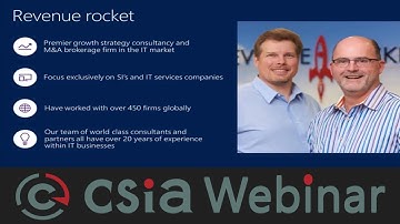 CSIA Webinar Transformative business models for system integrators The fundamentals
