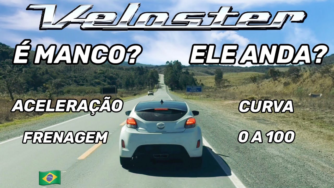 Veloster é manco? Veloster anda? Aceleração, frenagem, arrancada, curva e 0 a 100