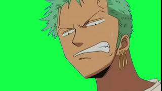 Zoro One Piece Anime Green Screen
