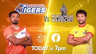 Mancherial Tigers vs Warangal Warriors Promo | Match - 21 | Telangana Premier Kabaddi Season 3