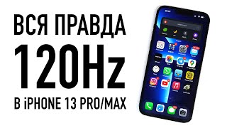 Wylsacom Видео Вся правда об экране 120Hz в iPhone 13 Pro/Max. Зачем Apple так сделала?