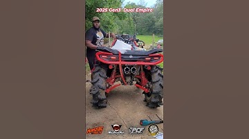 2025 Canam Outlander Gen3 Empire Dual Exhaust. Sound with no quiet core .