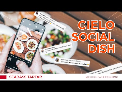 CIELO SOCIAL DISH EP.02 | Sea Bass Tartar - Cielo Sky Bar & Restaurant