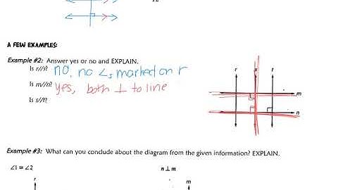 3.6 Prove Theorems about Perpendicular Lines