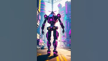 AI animation made with Kaiber #animation #ai #gigachad #robot #transformers
