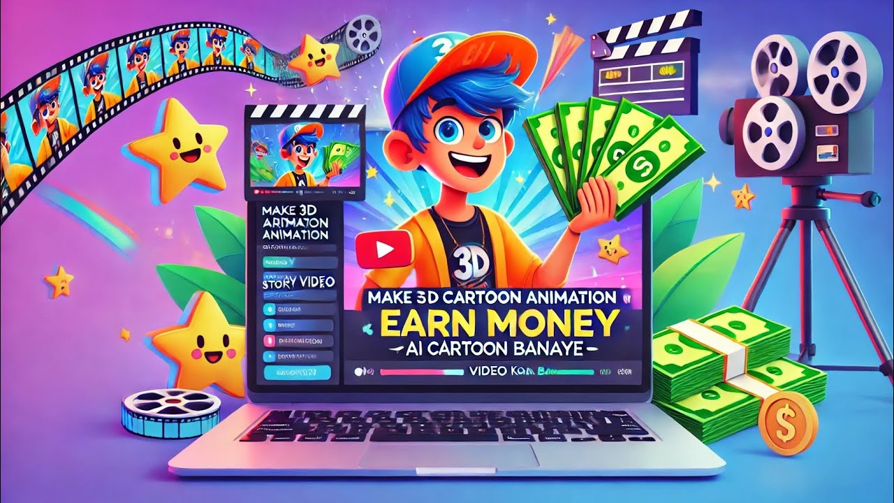 Make 3D animated cartoon story in AI | How to create 3D cartoon ...