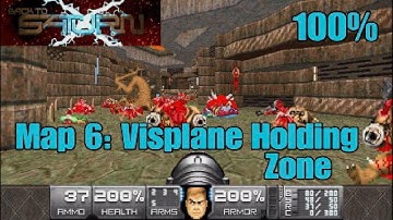 Back to Saturn X (100%) Walkthrough: Map 6 - Visplane Holding Zone