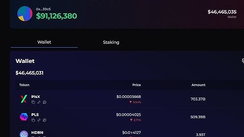 New PulseChain Portfolio Tracker / Stats Website (PLSFolio)