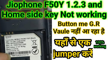 jiophone f50y 123 button not working || jiophone f50y 1 2 3 and right key not working || jio f50y