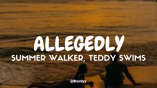 Summer Walker, Teddy Swims - Allegedly (Tradução/Legendado) PT-BR