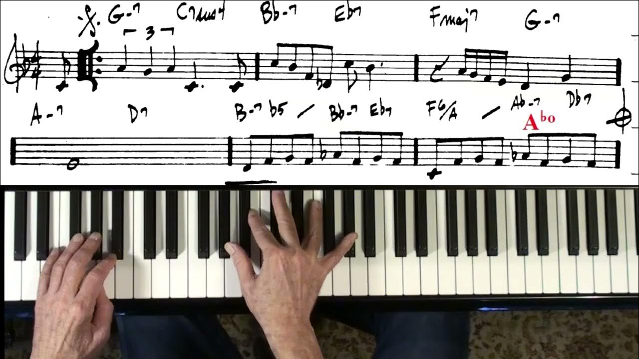 When Sunny Gets Blue (with sing-along) 🎹 Jazz Piano College When Sunny Gets Blue (with sing-along) 🎹 Jazz Piano College