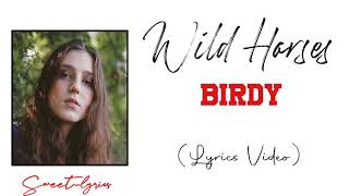 Birdy - Wild Horses (Lyrics Video)
