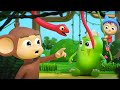 Мультфильмы Сина и Ло. Веселые песенки для детей про джунгли и обезьянок. Мультики для малышей