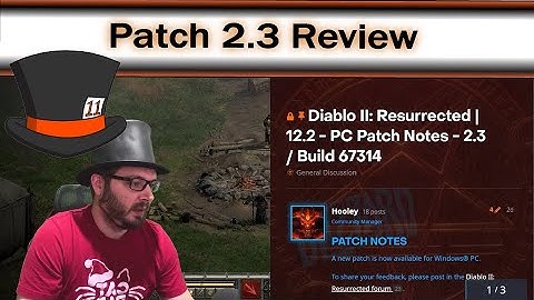 Diablo 2 Resurrected - Live Testing of Patch 2.3 and my thoughts.