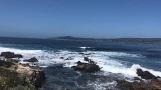 Carmel beach in northern california ...