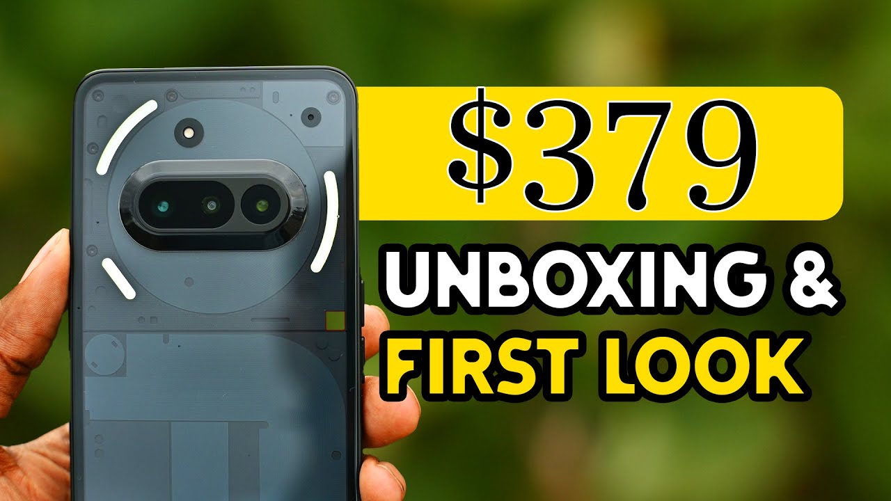 Nothing Phone Unboxing and First Look - YouTube