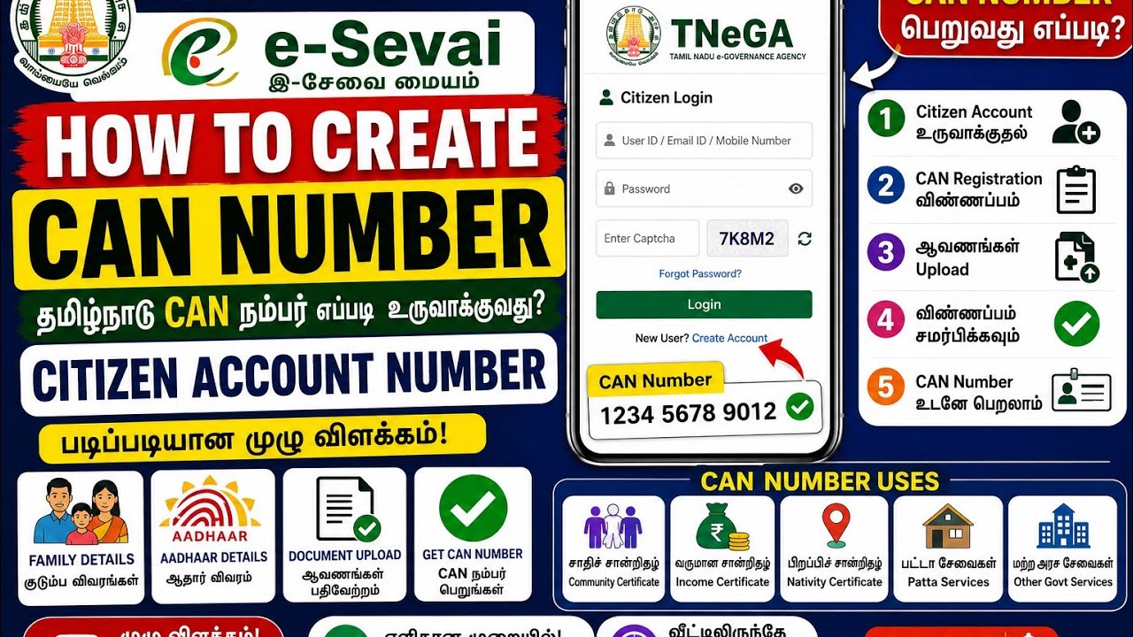 # how to create can number # can number# trending vedio #tnega - YouTube