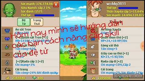 [ Ngọc Rồng Online] Hướng dẫn nâng cấp skill của đệ tử