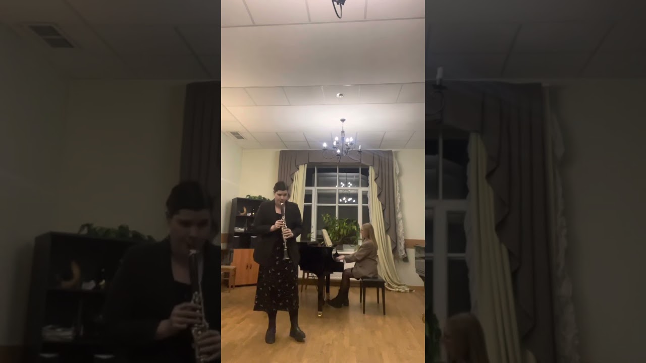 Ян Стамиц - концерт для кларнета B dur, 2 часть