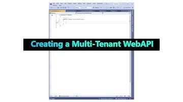Creating a Multi-Tenant WebAPI in .NET