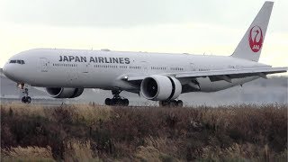 [4K] JAPAN AIRLINES B777-346(ER) FROM TOKYO - LANDING - PARIS CDG AIRPORT