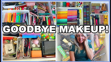 MAKEUP COLLECTION DECLUTTER || EYELINERS, MASCARAS, EYESHADOWS AND MORE! || YIKES! SO MUCH MAKEUP! |