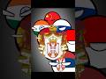 Eternal Enemies Kosovo Vs Serbia CountryBalls Countryballs Shorts