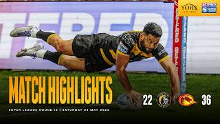 HIGHLIGHTS | York Knights 22 | Catalans Dragons 36 Betfred Super League