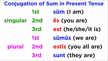 The Irregular Verb “To Be” (Sum-Esse-Fuī) in Present Tense