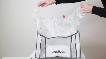 Tutorial Part 2/5 - How to prepare and load your Compactor vacuum storage bag | Compactor ®