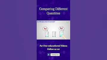 Comparing Different Quantities | Learn Basic Math | Concepts, Examples | Math #shorts