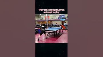 Why are long pips player so tough to play