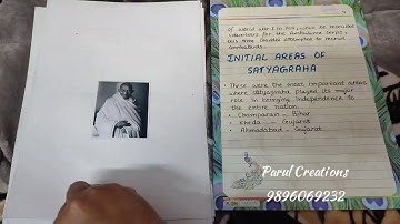 Project on Mahatma Gandhi A Legendary Soul of History for Class 12th