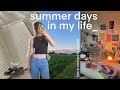 summer days💌 how to have fun by yourself, self care, knitting a pinterest top &amp; life update