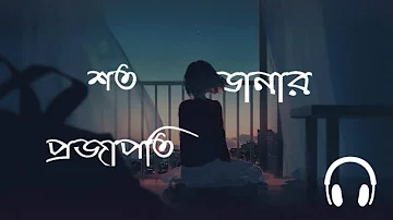 Shoto Danar Projapoti ||  শত ডানার প্রজাপতি || lofi