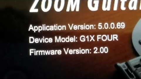 So What Happens? to ZOOM G1x FOUR - MIC and AUTO SAVE after factory reset with firmware update 2.0