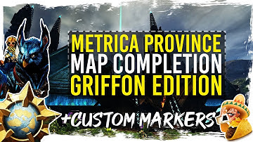 Guild Wars 2 - Metrica Province Map Completion with Custom Markers