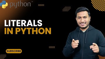 Literals in Python |  The Complete Python Course  | Python Tutorial
