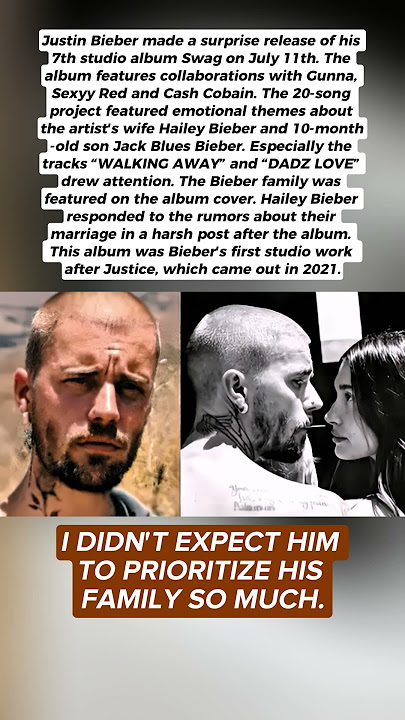 Justin Bieber Drops Surprise Album Swag with Family-Focused Tracks